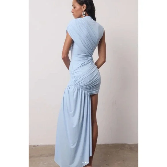 DE LA VALI ravenna mini dress In Blue US 6 - Picture 2 of 9